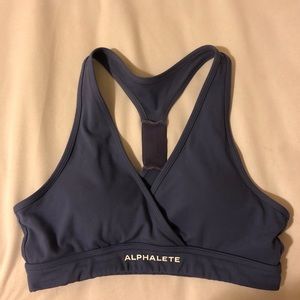 Purple Alphalete Wrap Bra